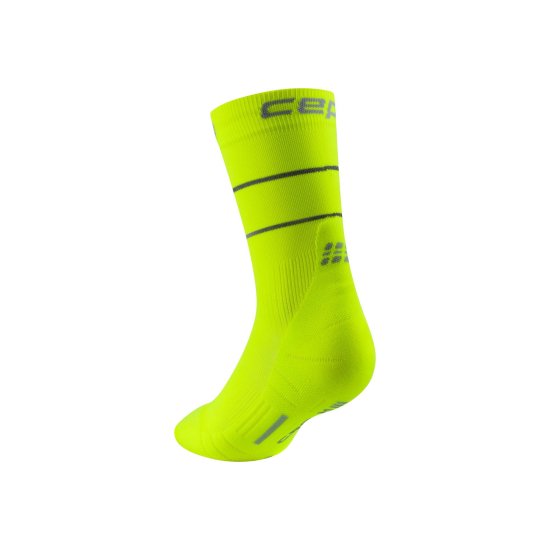 CEP - CHAUSSETTES PRO RUN REFLECTIVE MID CUT HOMME