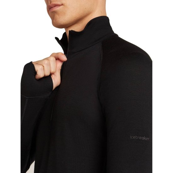 ICEBREAKER - SOTTOSTRATO MERINO 200 ZONEKNIT MEZZA ZIP UOMO