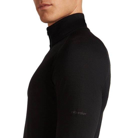 ICEBREAKER - SOTTOSTRATO MERINO 200 ZONEKNIT MEZZA ZIP UOMO