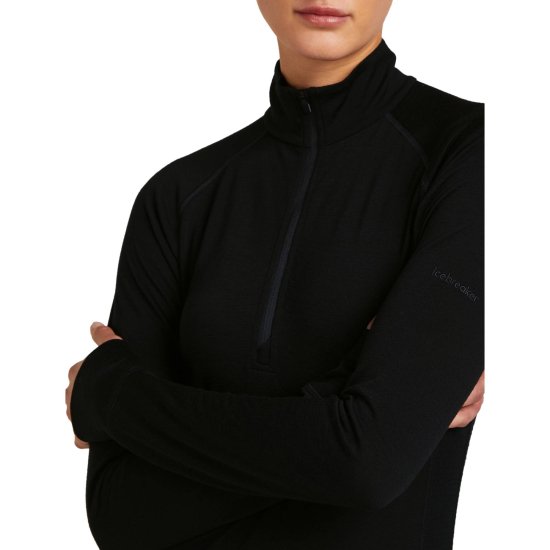 ICEBREAKER - SOUS-COUCHE MERINO ZONEKNIT 200 DEMI-ZIP FEMME