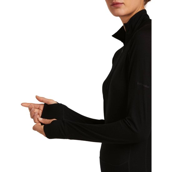 ICEBREAKER - SOUS-COUCHE MERINO ZONEKNIT 200 DEMI-ZIP FEMME