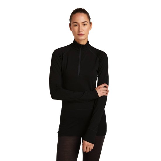 ICEBREAKER - SOUS-COUCHE MERINO ZONEKNIT 200 DEMI-ZIP FEMME