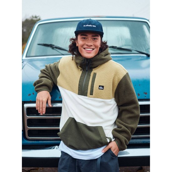 QUIKSILVER - POLAIRE OCEAN VIEW MIX UP CAPUCHE HOMME