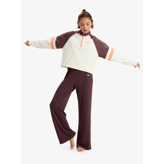 ROXY - FELPA ESSENTIAL ENERGY CROP DEMI-ZIP DONNA