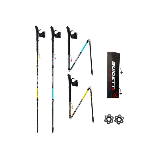 Guidetti - BÂTONS DE TRAIL PLATINIUM NÉO PERF CARBONE