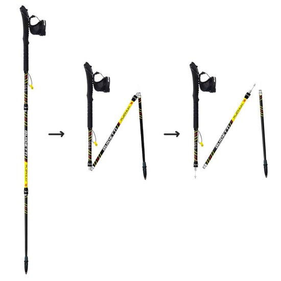 Guidetti - BÂTONS DE TRAIL PLATINIUM NÉO PULSE CARBONE