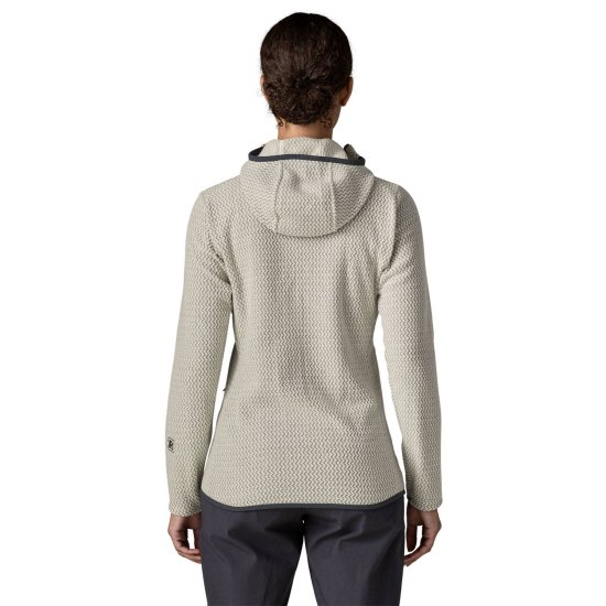 PATAGONIA - PILE R1 AIR CON ZIP INTEGRALE E CAPPUCCIO DA DONNA