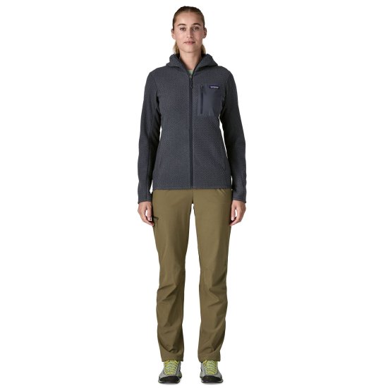 PATAGONIA - PILE R1 AIR CON ZIP INTEGRALE E CAPPUCCIO DA DONNA