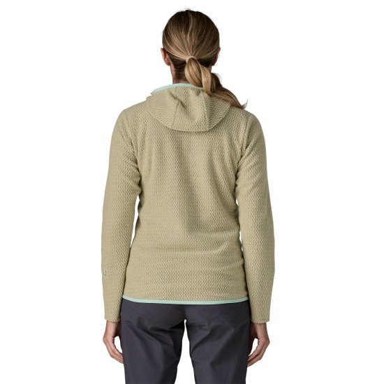 PATAGONIA - PILE R1 AIR CON ZIP INTEGRALE E CAPPUCCIO DA DONNA
