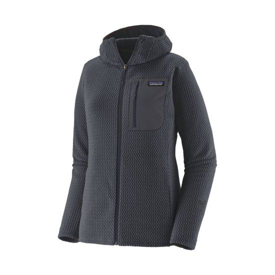 PATAGONIA - PILE R1 AIR CON ZIP INTEGRALE E CAPPUCCIO DA DONNA