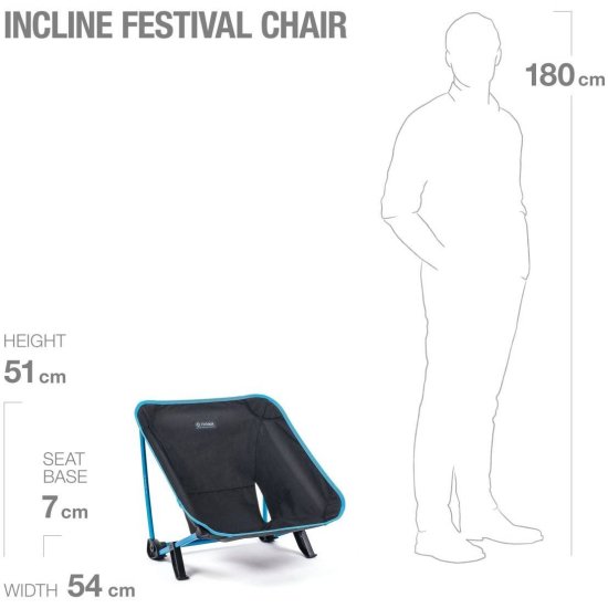 HELINOX - Chaise de festival inclinée