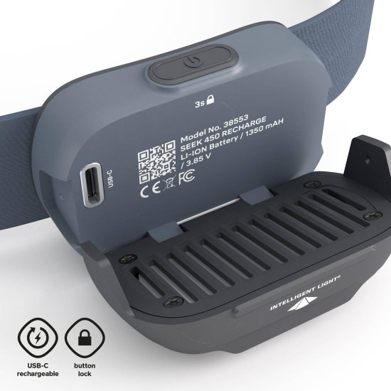 SILVA - Lampe frontale Seek 450 rechargeable