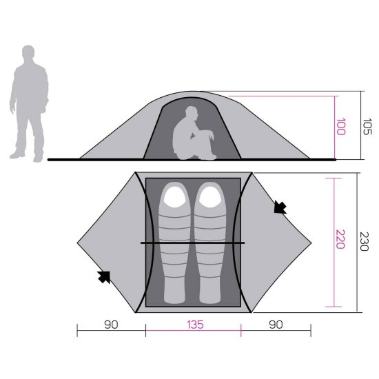 HANNAH - Tenda Eagle 2