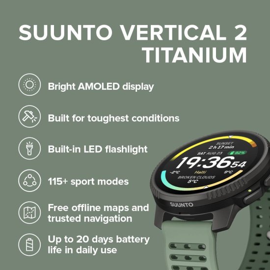 SUUNTO - Vertical 2 Titanium