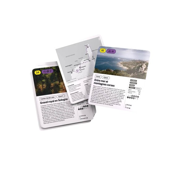 RECTO VERSO - Coffret 100 aventures à vélo en France