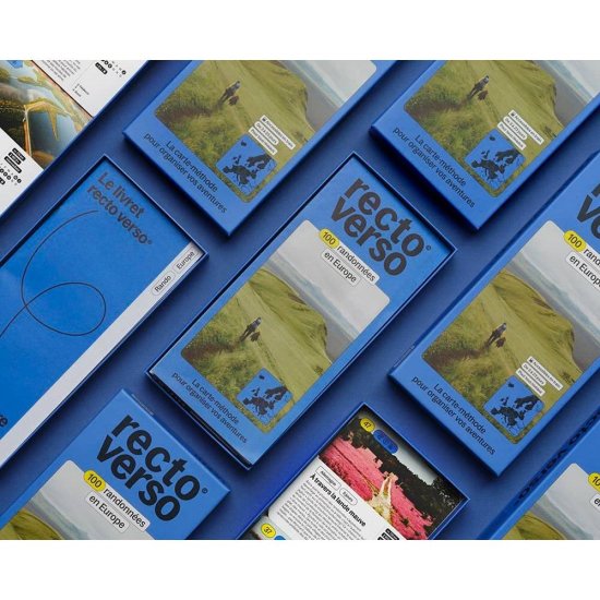 RECTO VERSO - Coffret 100 randonnées en Europe