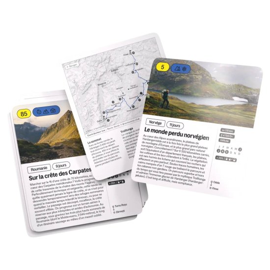 RECTO VERSO - Coffret 100 randonnées en Europe