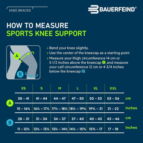 Bauerfeind - Genouillère Sports Knee Support noir