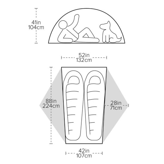BIG AGNES - Tente Copper Spur UL2