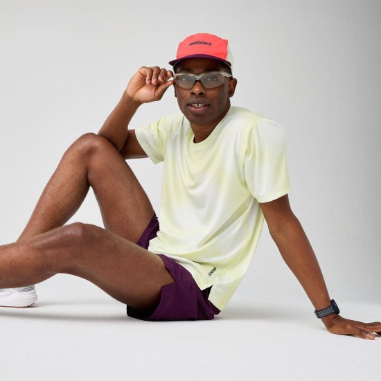 BROOKS - T-shirt Dash Printed homme