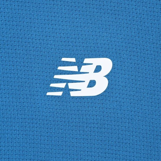 NEW BALANCE - T-shirt sportiva a manica lunga da uomo