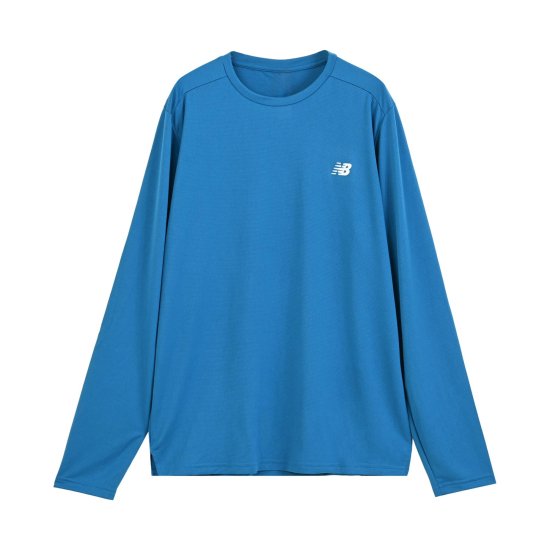 NEW BALANCE - T-shirt sportiva a manica lunga da uomo