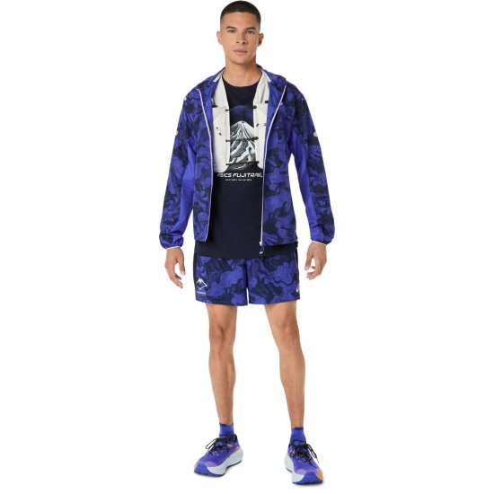 ASICS - Veste running FUJITRAIL PACKABLE JACKET homme