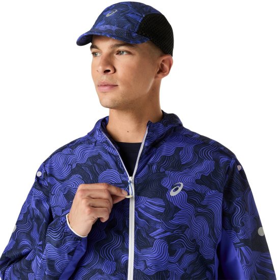 ASICS - Veste running FUJITRAIL PACKABLE JACKET homme