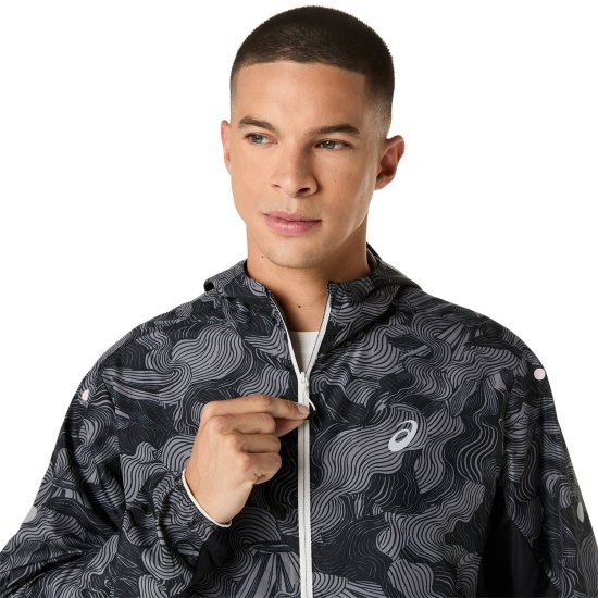 ASICS - Veste running FUJITRAIL PACKABLE JACKET homme