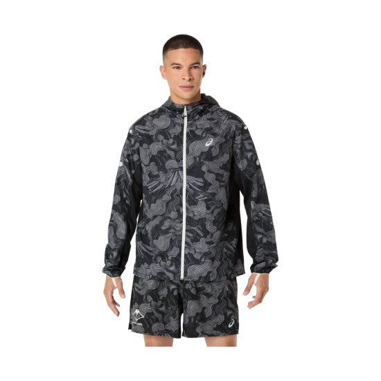 ASICS - Veste running FUJITRAIL PACKABLE JACKET homme