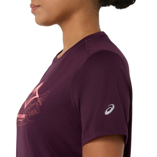 ASICS - Maglia da running FUJITRAIL LOGO SS TOP donna