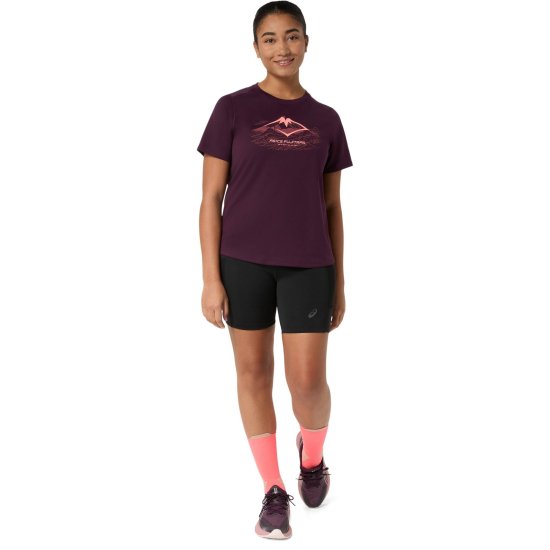 ASICS - Maglia da running FUJITRAIL LOGO SS TOP donna