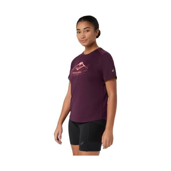 ASICS - Maglia da running FUJITRAIL LOGO SS TOP donna