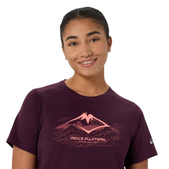 ASICS - Maglia da running FUJITRAIL LOGO SS TOP donna