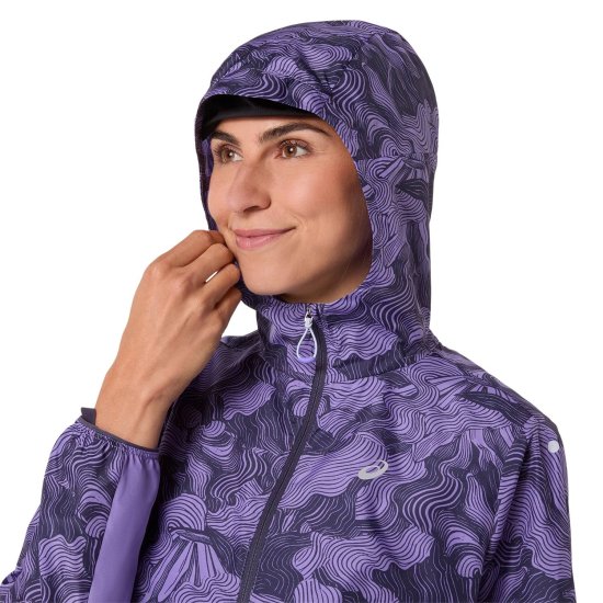 ASICS - Veste trail FUJITRAIL PACKABLE JACKET femme