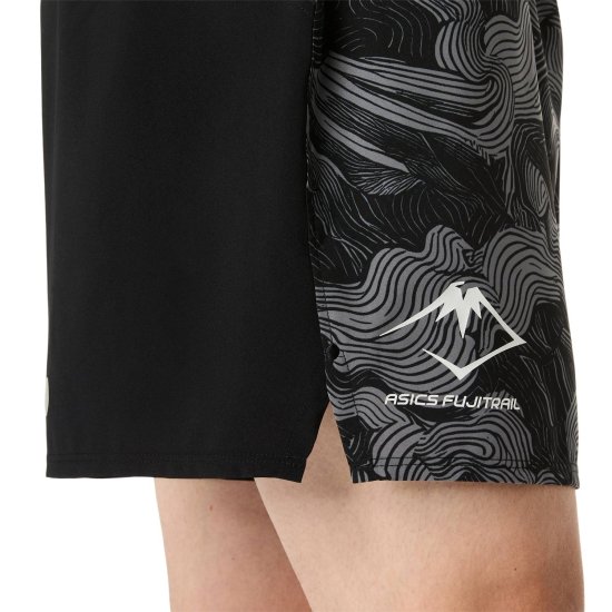 ASICS - Pantaloncino da running FUJITRAIL ALL OVER PRINT 5 in 1