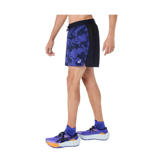 ASICS - Pantaloncino da running FUJITRAIL ALL OVER PRINT 5 in 1