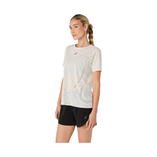 ASICS - T-SHIRT MANICHE CORTE METARUN DONNA