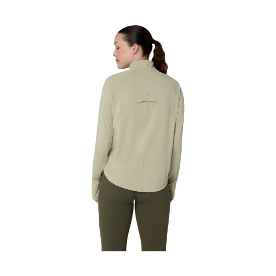 ASICS - Maglia a maniche lunghe Nagino Run 1/4 zip donna