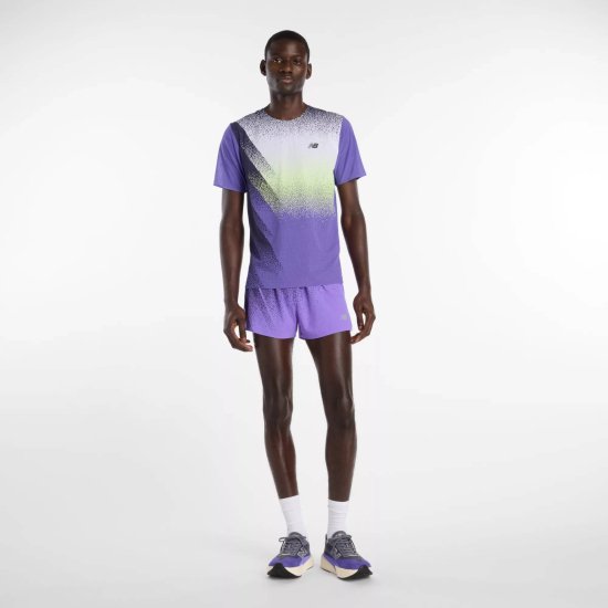 NEW BALANCE - T-shirt Race Day Ultra Light Printed homme