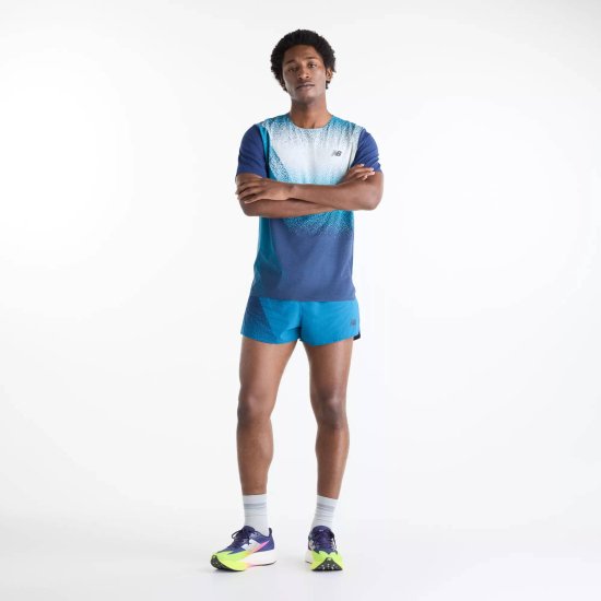 NEW BALANCE - T-shirt Race Day Ultra Light Printed homme
