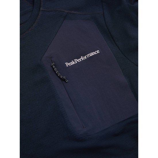 PEAK PERFORMANCE - T-shirt manches longues Freelight Polartec Grid Crew homme