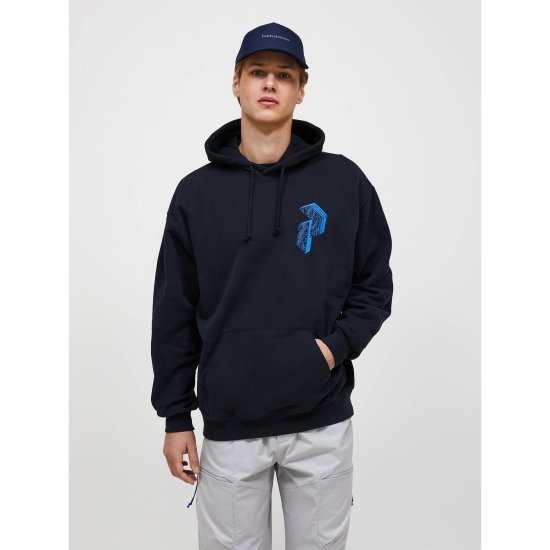 PEAK PERFORMANCE - Felpa con cappuccio Terry Graphic da uomo