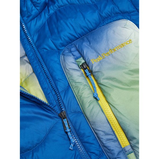 PEAK PERFORMANCE - Piumino Helium AOP Utility Down Hood uomo
