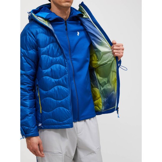 PEAK PERFORMANCE - Piumino Helium AOP Utility Down Hood uomo