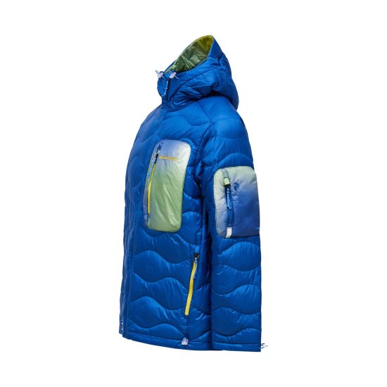 PEAK PERFORMANCE - Piumino Helium AOP Utility Down Hood uomo
