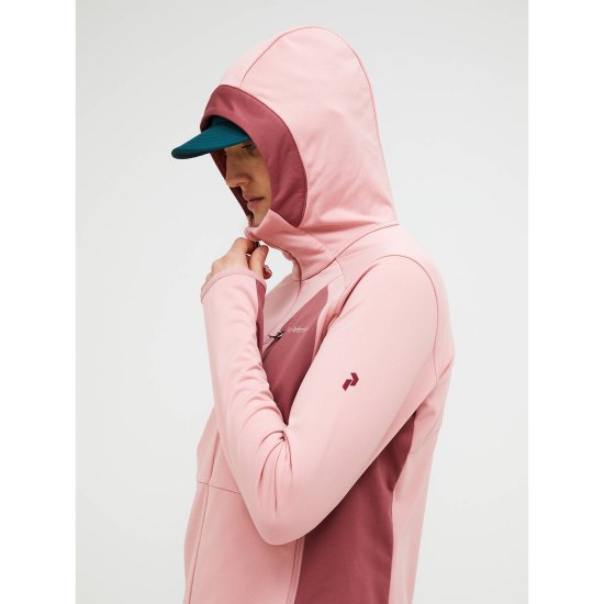 PEAK PERFORMANCE - Polaire technique Utility Light Zip Hood femme