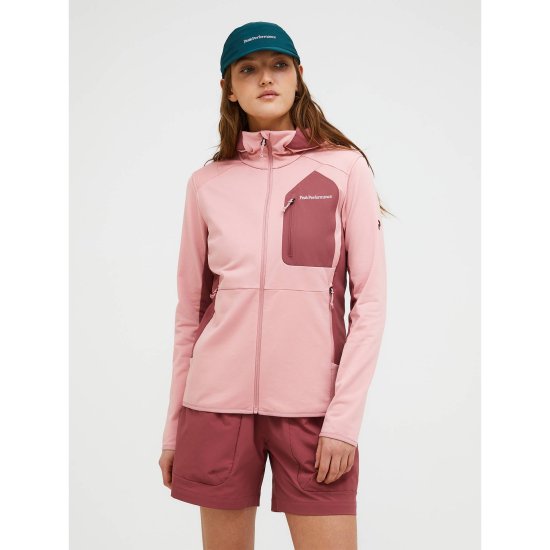 PEAK PERFORMANCE - Polaire technique Utility Light Zip Hood femme