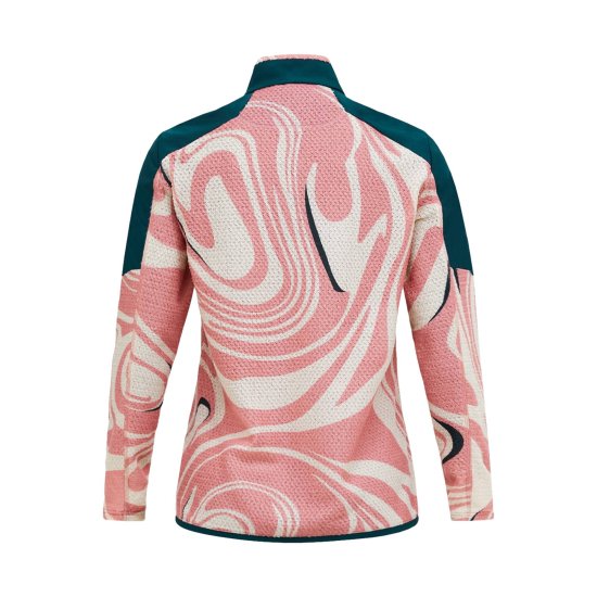 PEAK PERFORMANCE - Veste AOP Freelight Alpha Half Zip femme