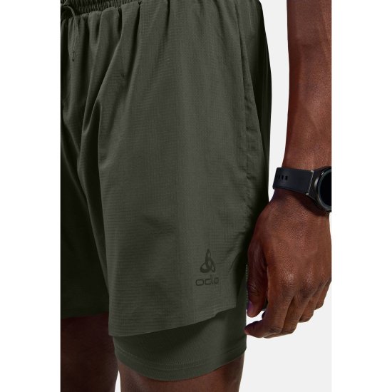 ODLO - Short running 2 en 1 Zeroweight homme